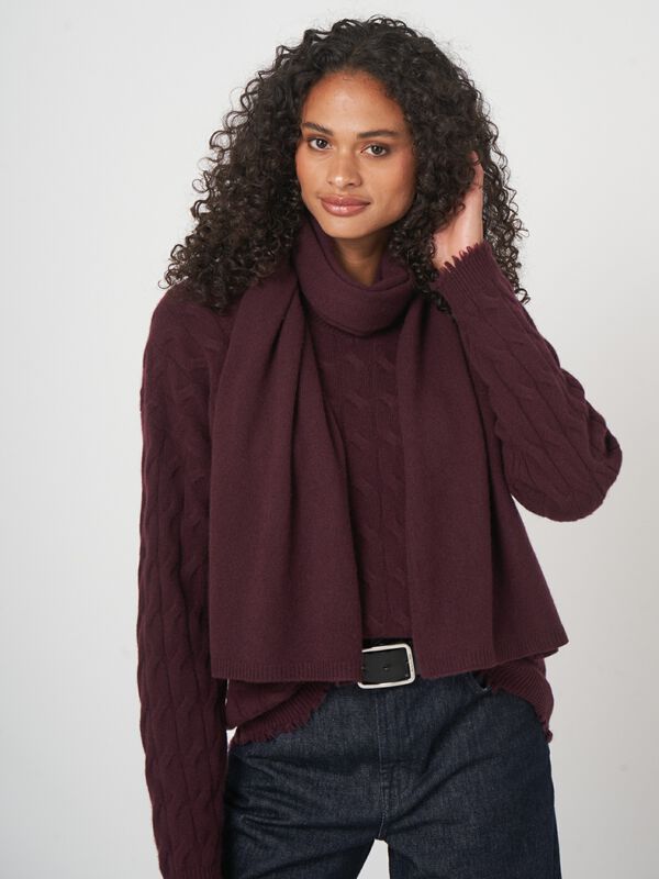 Basic-Feinstrickschal aus Bio-Kaschmir image number 3