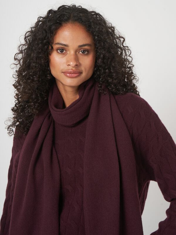 Basic-Feinstrickschal aus Bio-Kaschmir image number 4