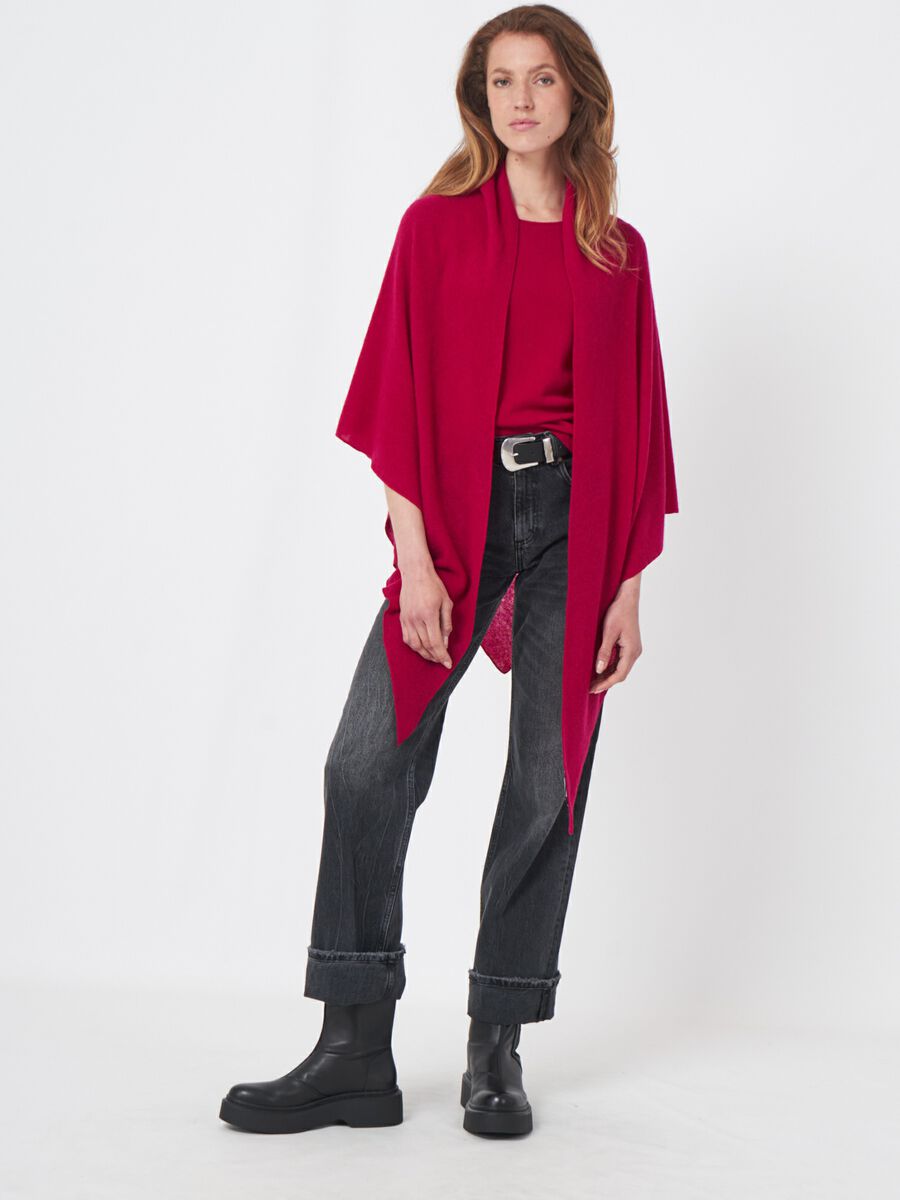 Foulard triangulaire femme — maille fine & cachemire repeat image number 44