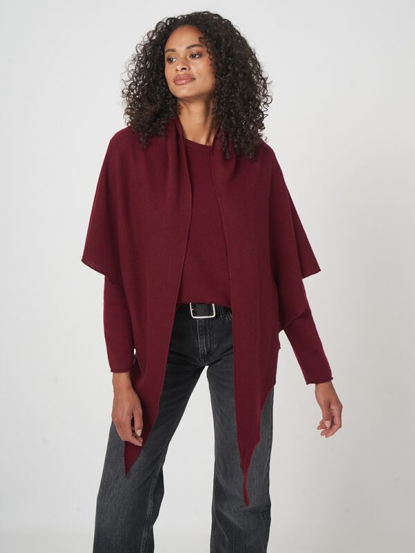 Dreieckiger Schal aus Bio-Kaschmir image number 1