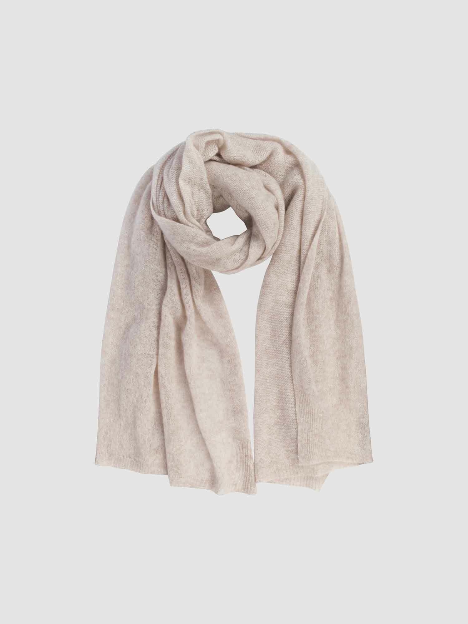 Oversized sjaal met ribdetails