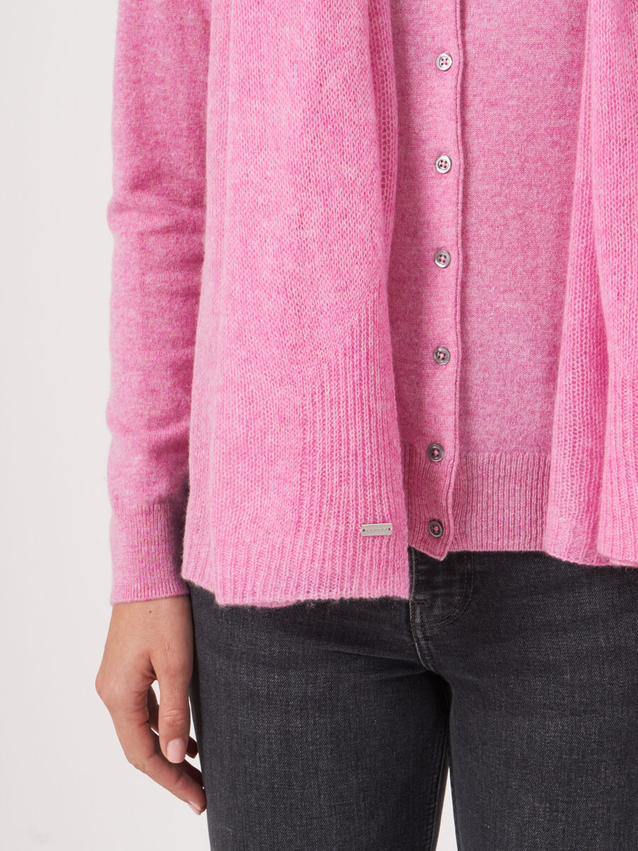 Repeat sjaal - biologisch kasjmier, los gebreid image number 4