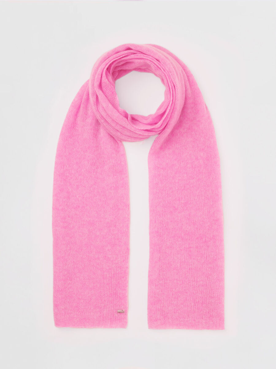 Repeat sjaal - biologisch kasjmier, los gebreid image number 1