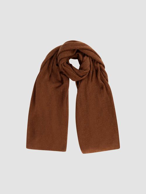 Oversized sjaal met ribdetails