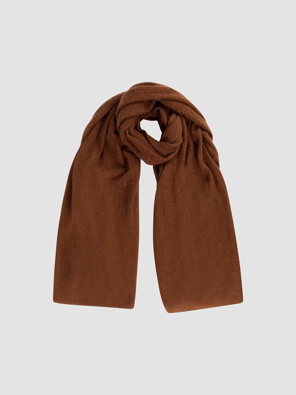 Repeat sjaal - biologisch kasjmier, los gebreid image number 0