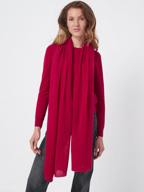 Large &eacute;charpe en cachemire biologique