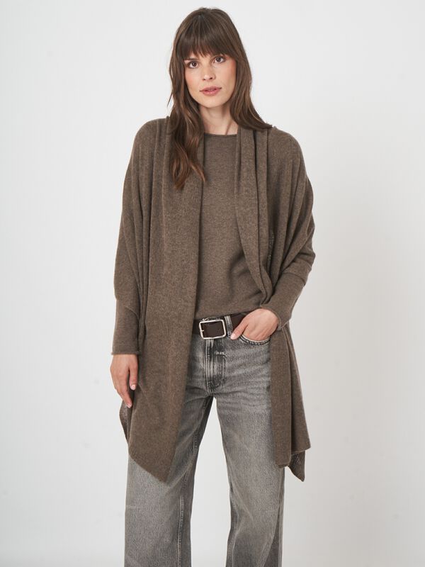 Repeat sjaal - biologisch kasjmier, los gebreid image number 2