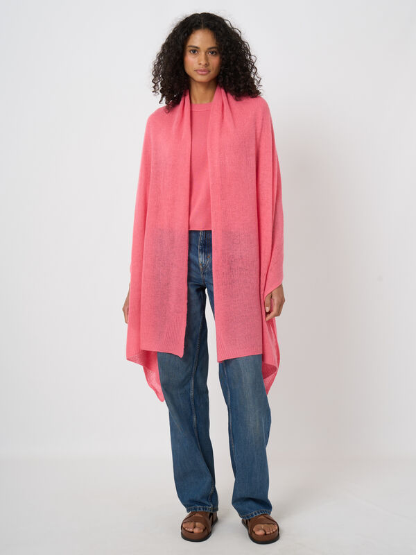 Oversize GOTS-Bio-Kaschmirschal, locker gestrickt image number 2