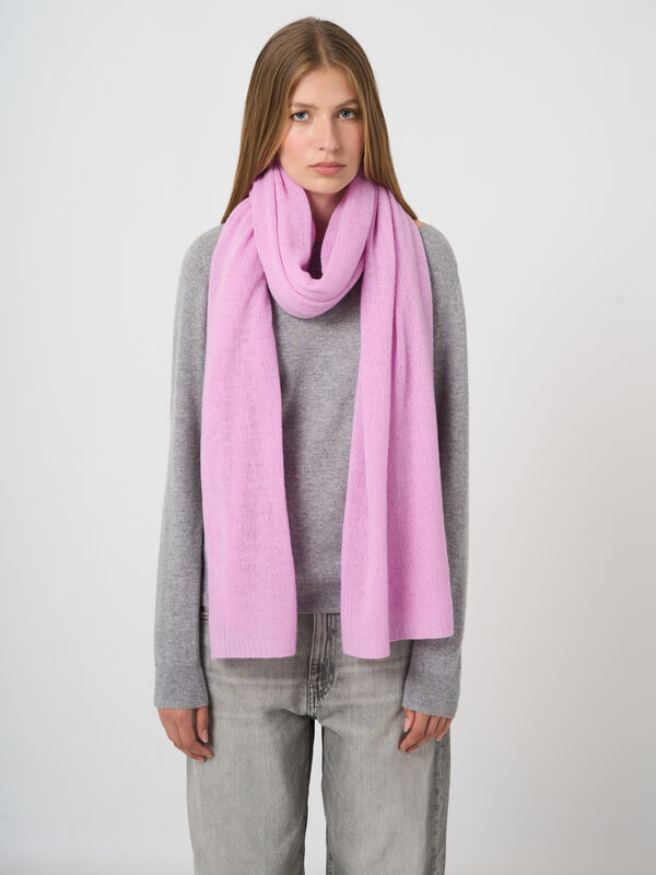 Loose-Knit Cashmere Oversized Scarf image number 0