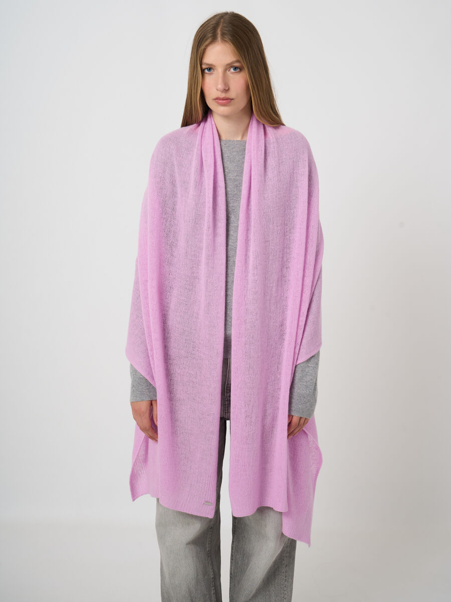 Oversized-Kaschmirschal in lockerem Strick image number 1
