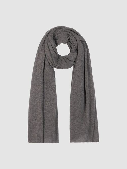 &Eacute;charpe oversize en cachemire &agrave; maille l&eacute;g&egrave;re