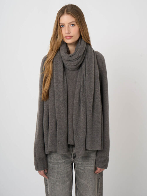 &Eacute;charpe oversize en cachemire &agrave; maille l&eacute;g&egrave;re