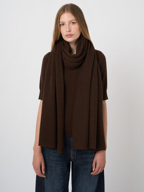 &Eacute;charpe oversize en cachemire &agrave; maille l&eacute;g&egrave;re