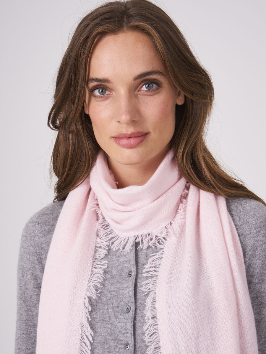 Schal mit Fransen aus Bio-Kaschmir image number 110