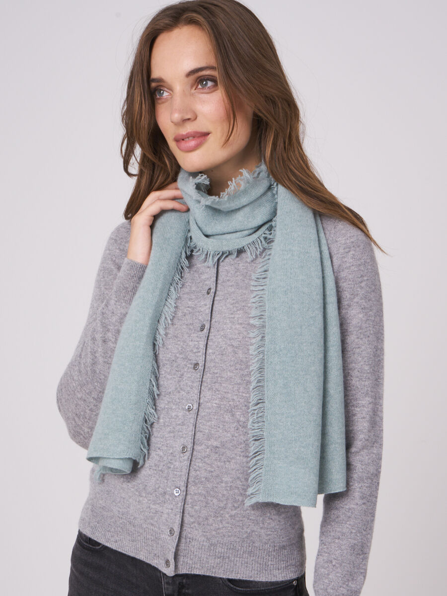 Schal mit Fransen aus Bio-Kaschmir image number 112