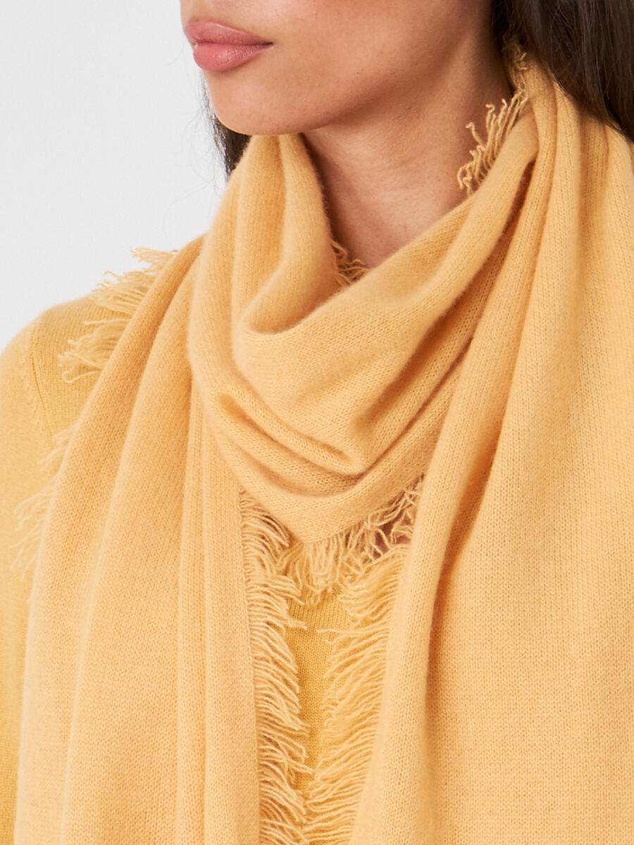 Schal mit Fransen aus Bio-Kaschmir image number 121