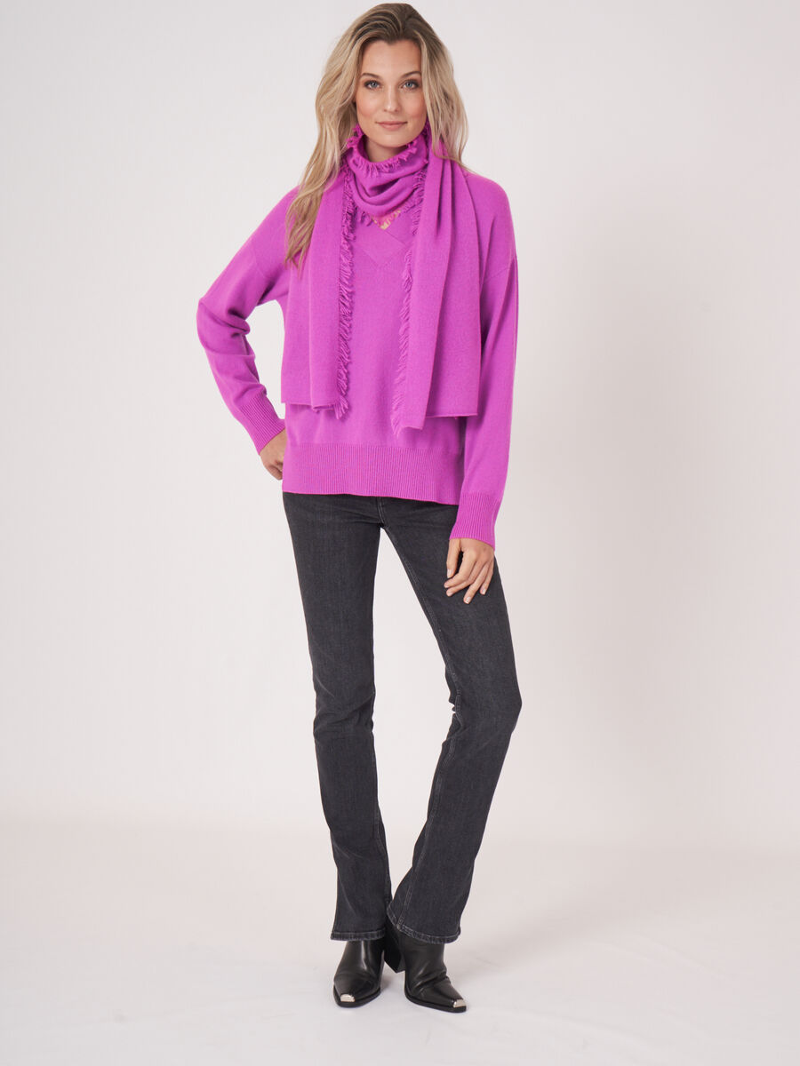 Schal mit Fransen aus Bio-Kaschmir image number 107