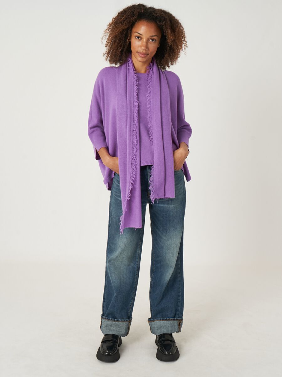 Schal mit Fransen aus Bio-Kaschmir image number 67