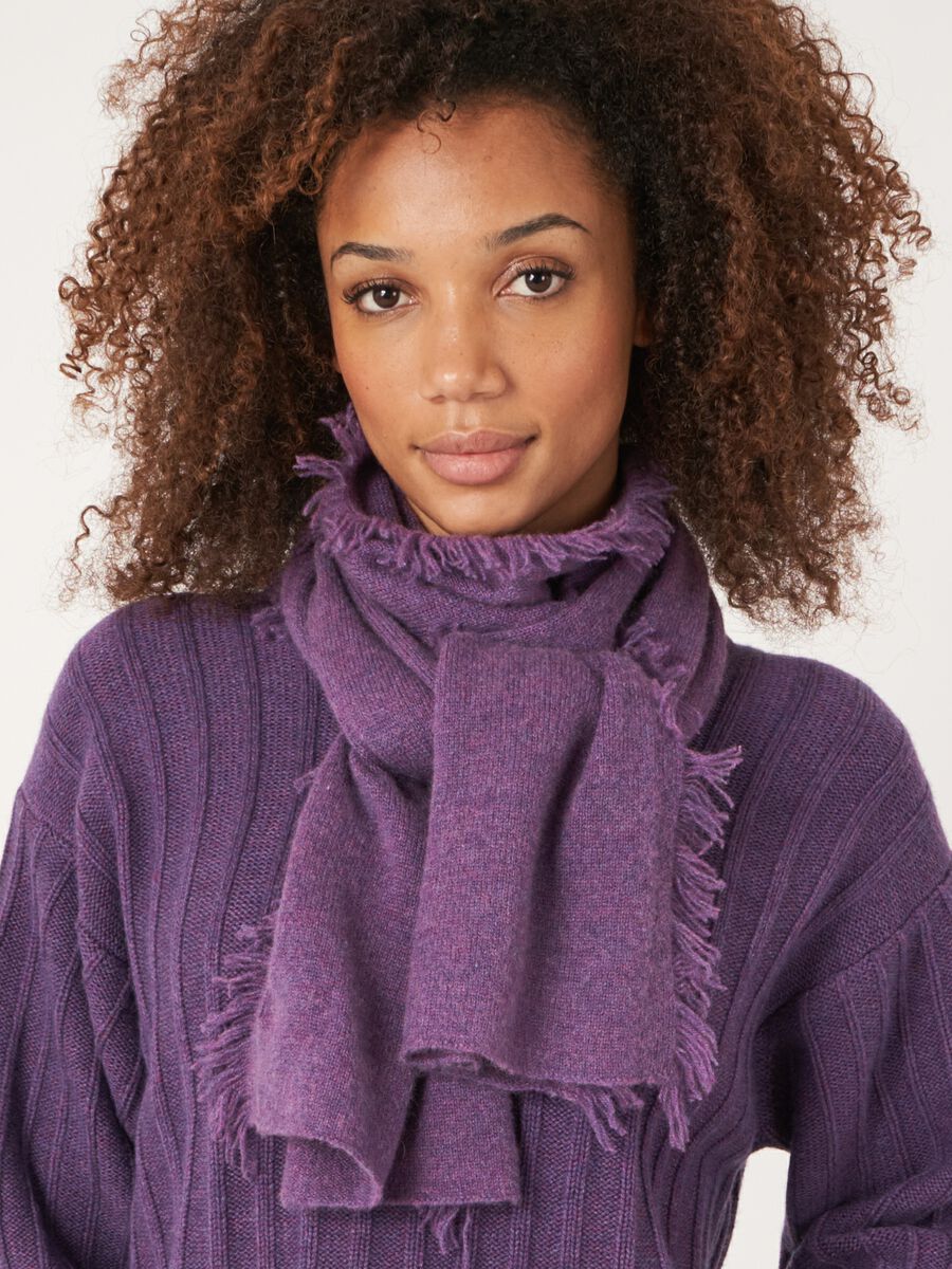 Schal mit Fransen aus Bio-Kaschmir image number 71