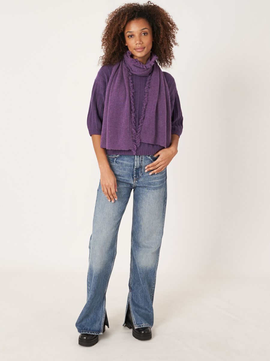 Schal mit Fransen aus Bio-Kaschmir image number 72