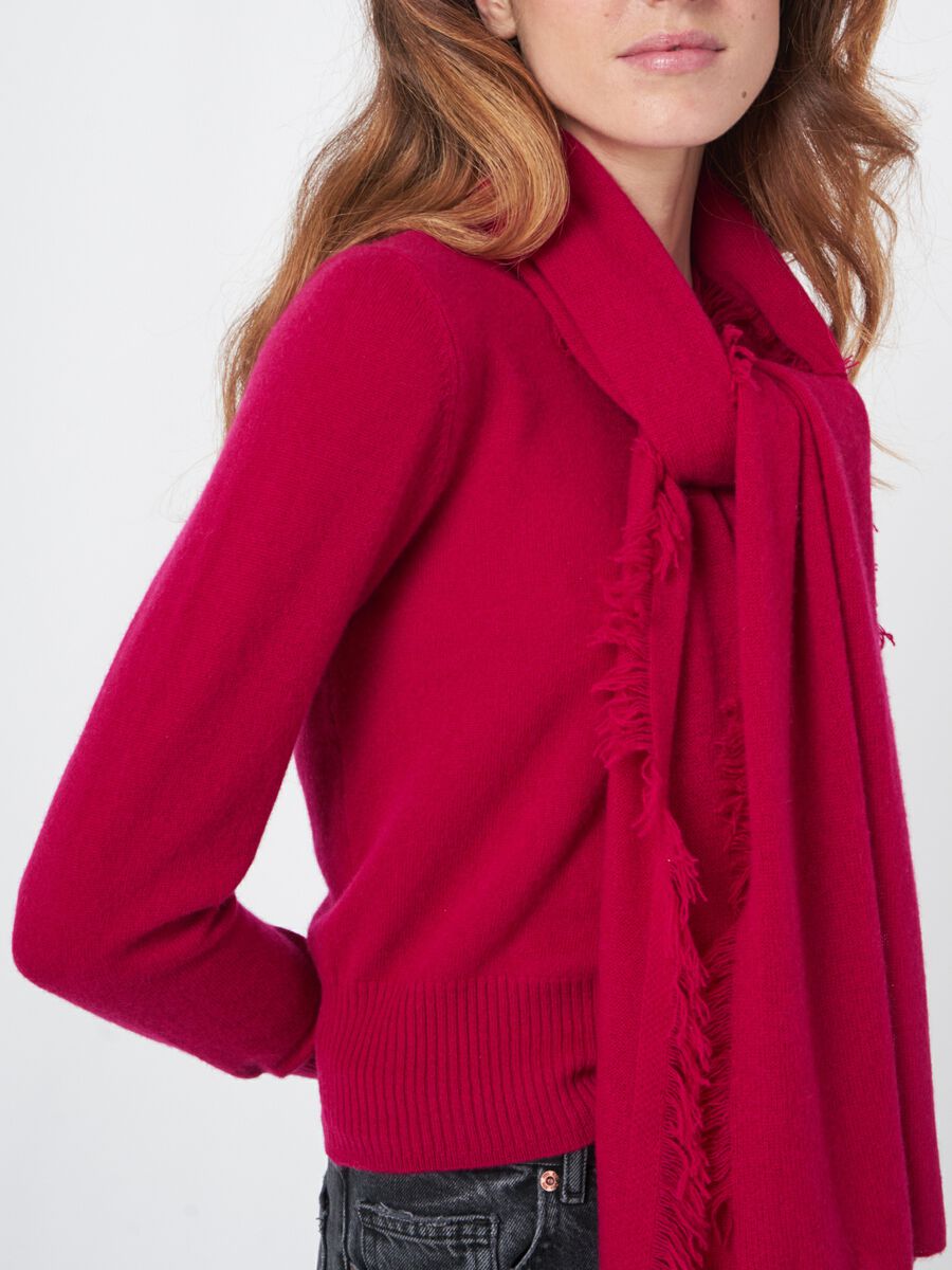 Schal mit Fransen aus Bio-Kaschmir image number 52