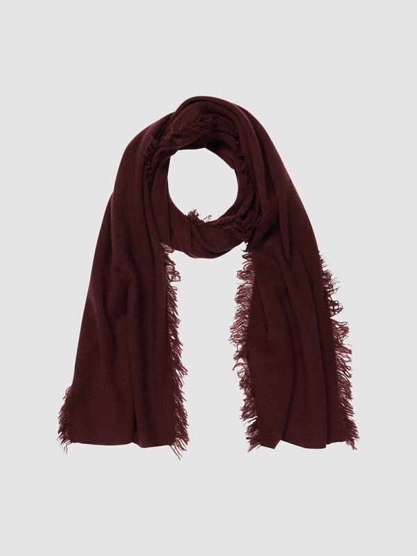 Schal mit Fransen aus Bio-Kaschmir image number 1