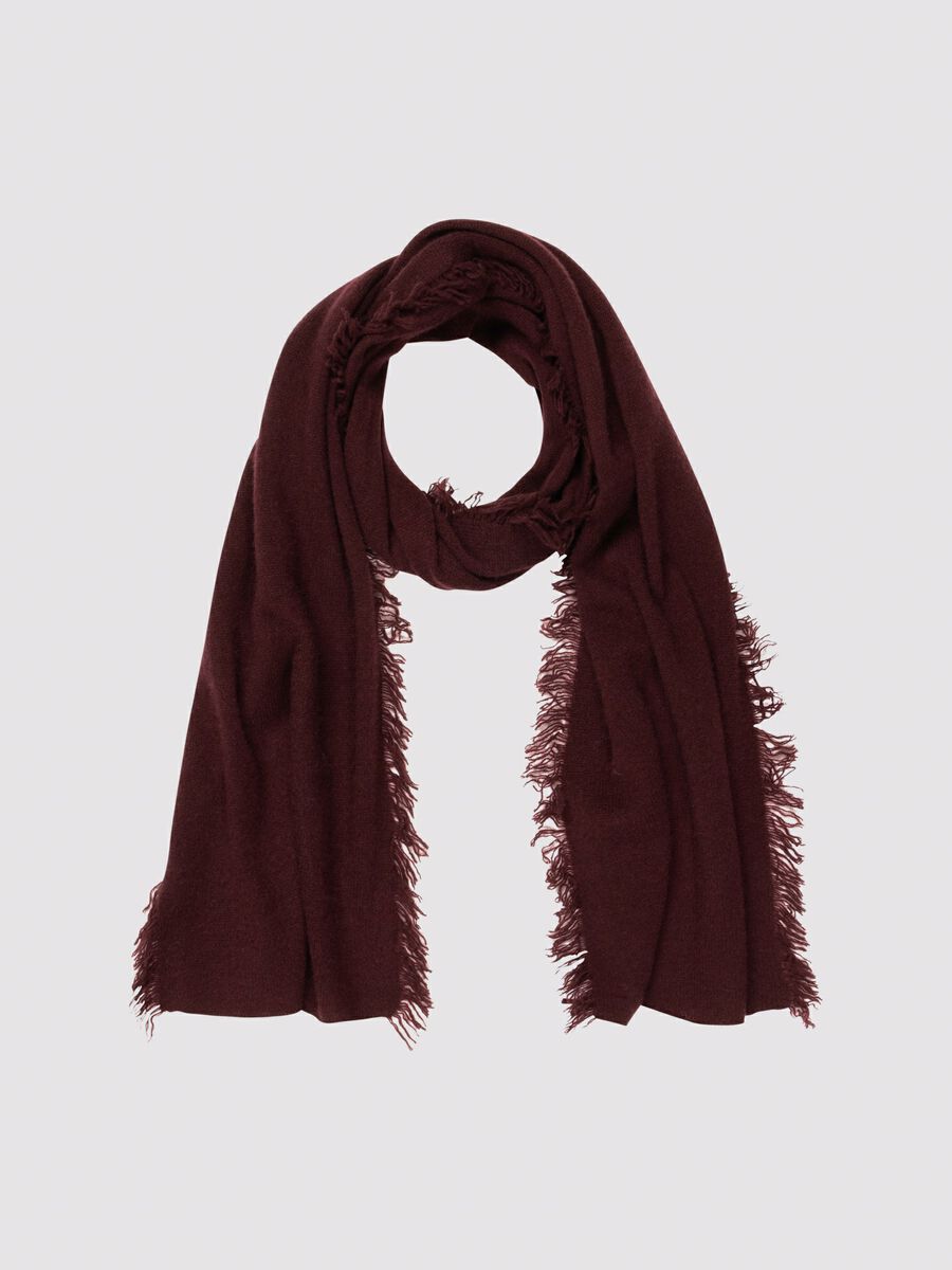 Zachte kasjmier sjaal met franjes - biologisch & elegant image number 1