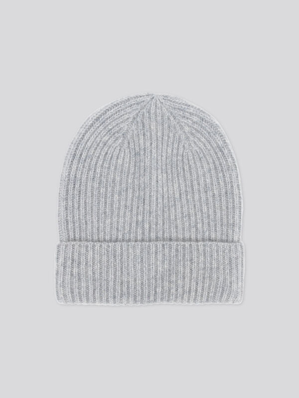 Bonnet c&ocirc;tel&eacute; en cachemire biologique image number 0