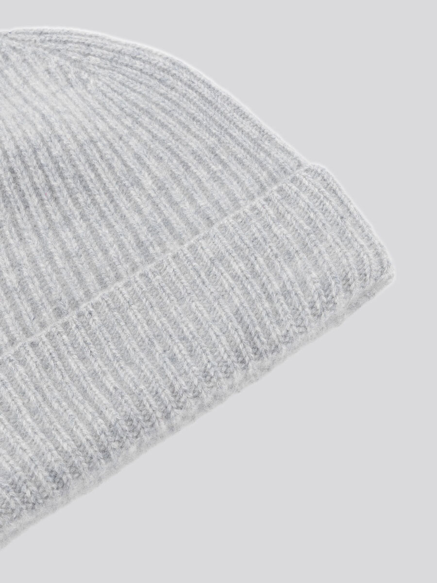 Bonnet c&ocirc;tel&eacute; en cachemire biologique image number 1