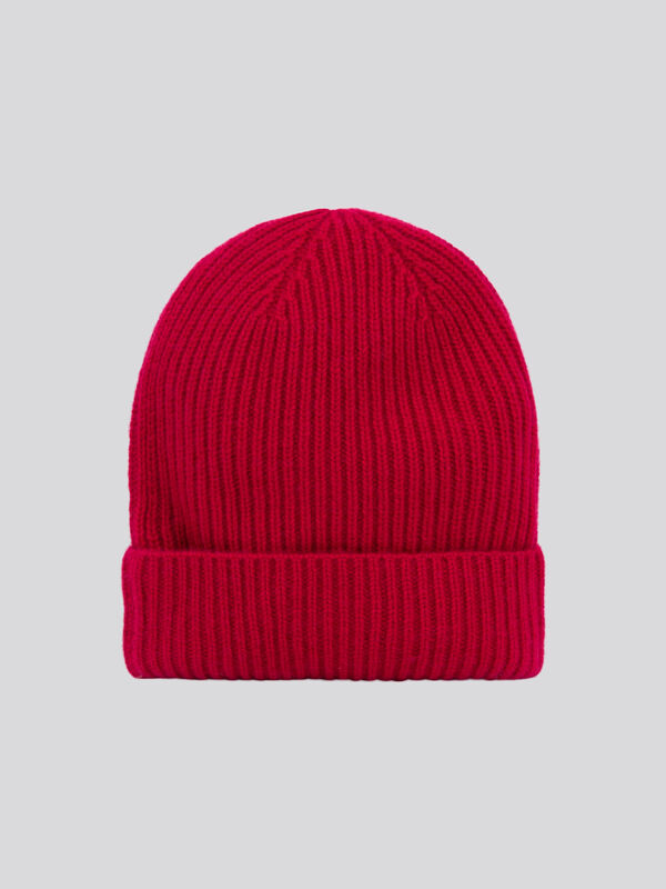 Geribde muts van biologisch cashmere image number 2