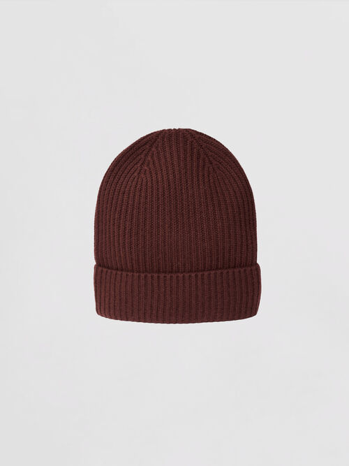 Chunky Rib-Knit Cashmere Hat