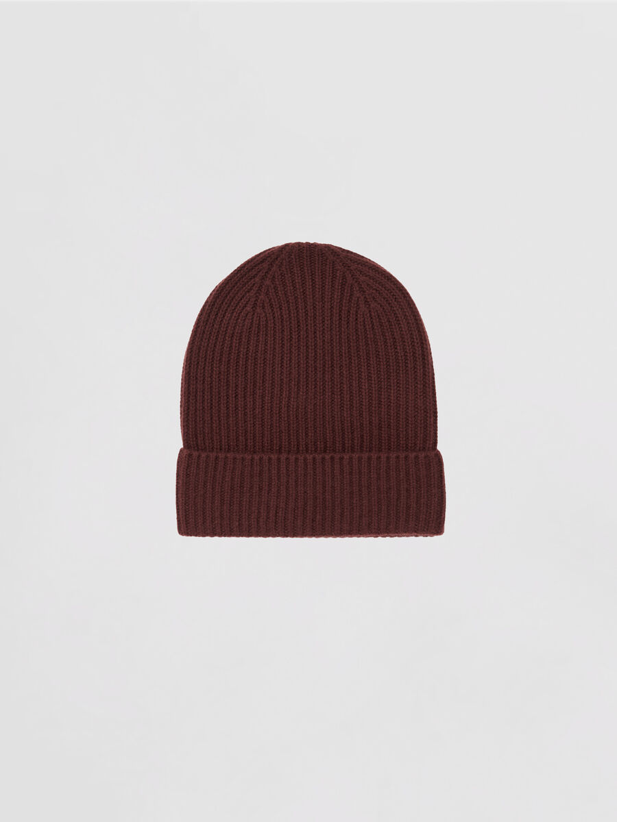 Chunky Rib-Knit Cashmere Hat image number 2