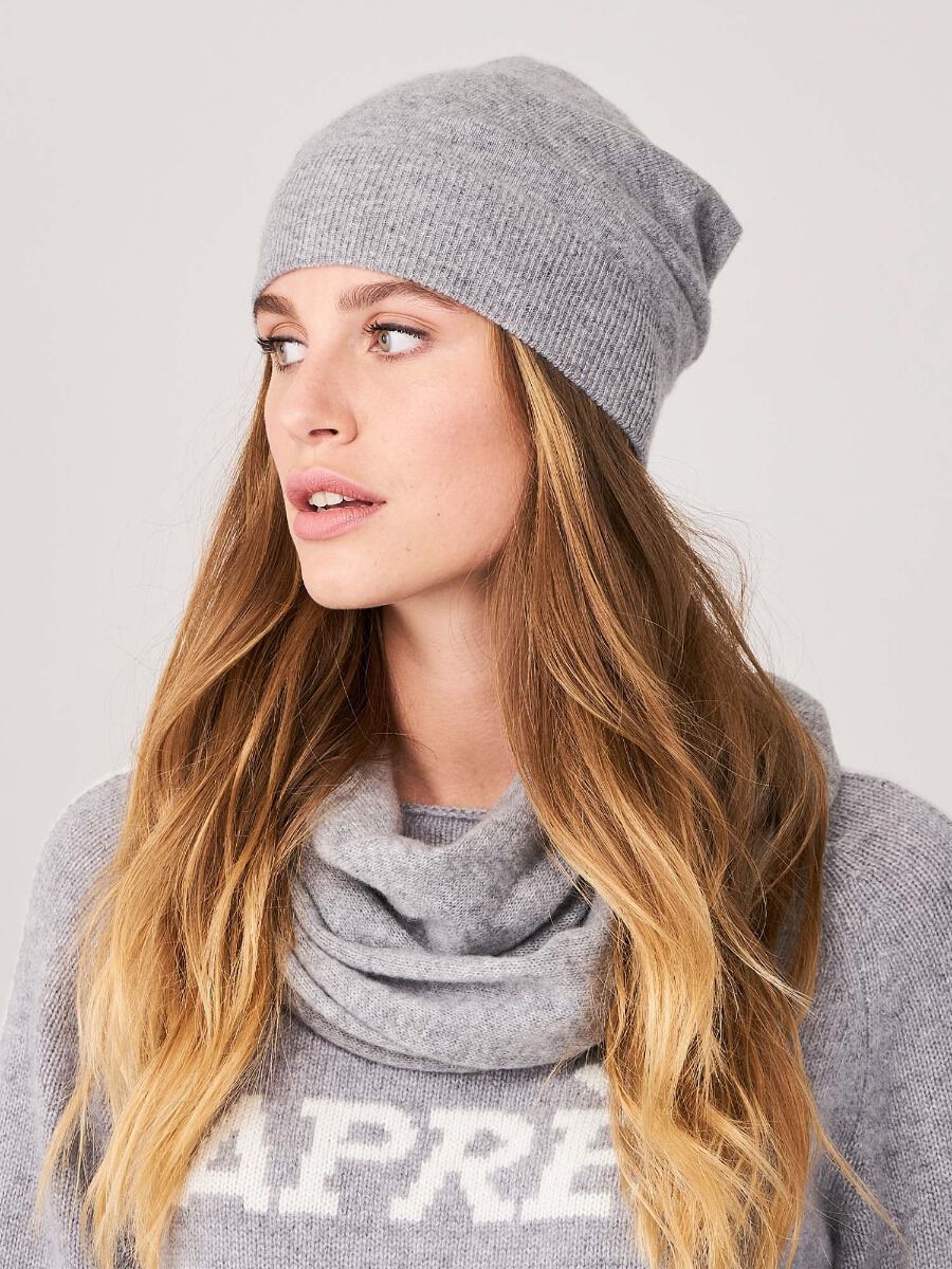 Basic organic cashmere hat image number 1