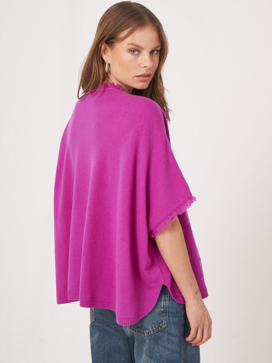 Poncho-Umhang mit Fransen image number 1