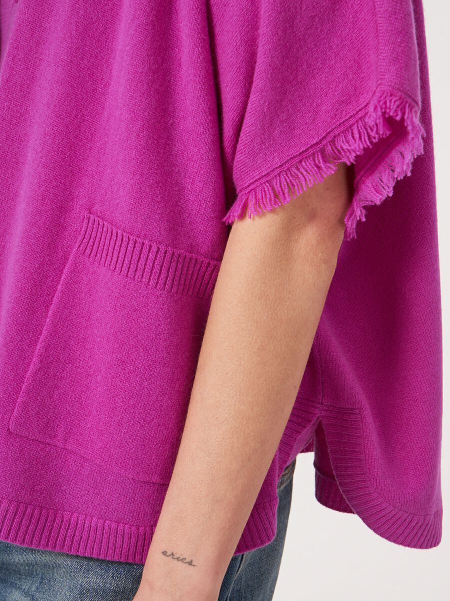 Poncho-Umhang mit Fransen image number 2