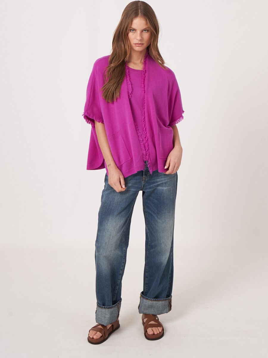 Poncho-Umhang mit Fransen image number 4