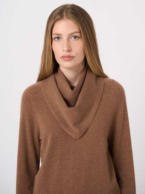 Fine-Knit Cashmere Triangle Scarf