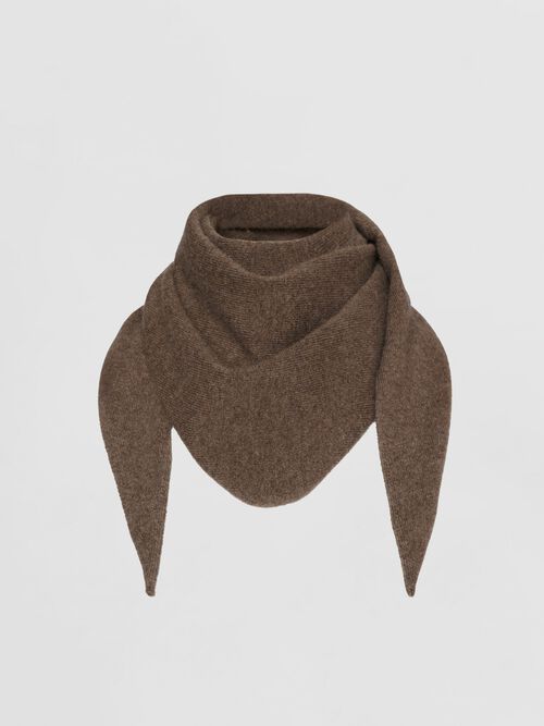 Driehoekige cashmere bandana - biologisch & elegant