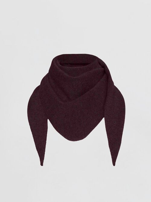 Driehoekige cashmere bandana - biologisch & elegant