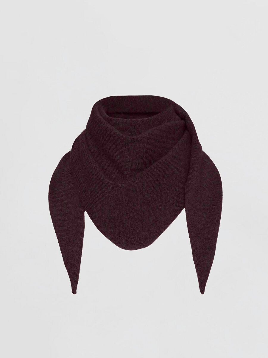 Driehoekige cashmere bandana - biologisch & elegant image number 1