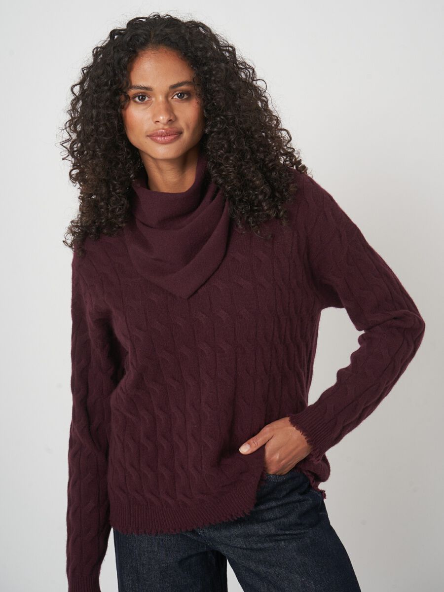 Driehoekige cashmere bandana - biologisch & elegant image number 4