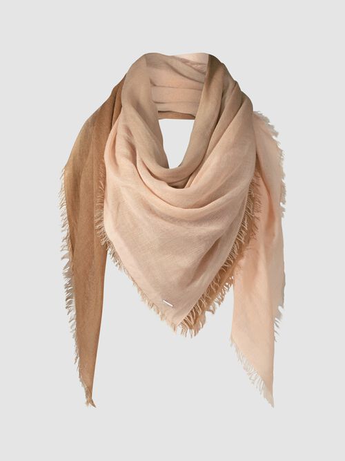 Geweven sjaal met tie dye print