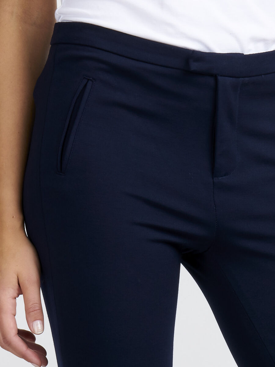 Cigarette pantalon met omslag image number 2