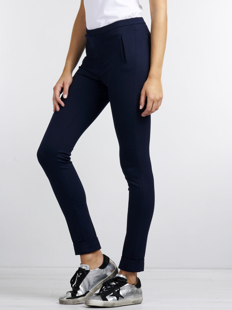 Cigarette pantalon met omslag image number 3