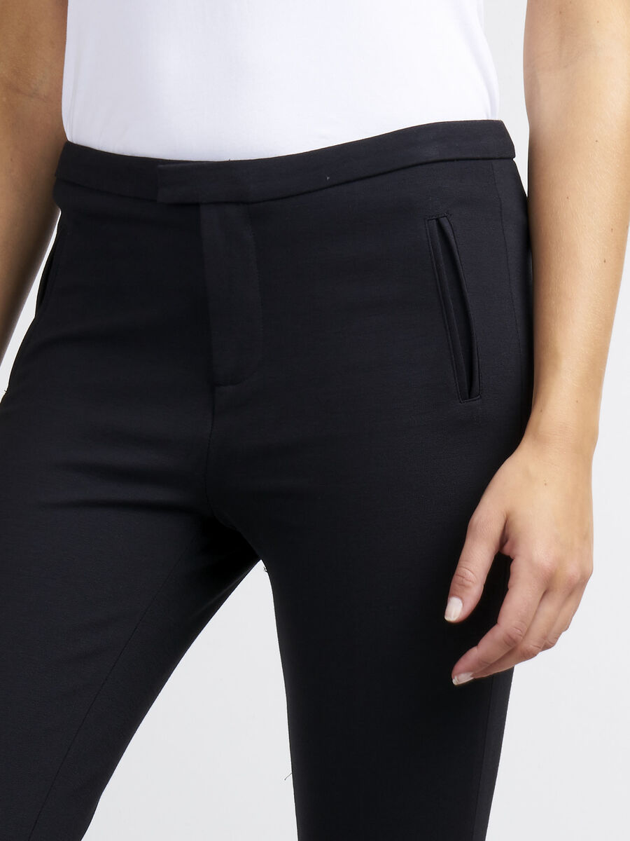 Cigarette pantalon met omslag image number 2