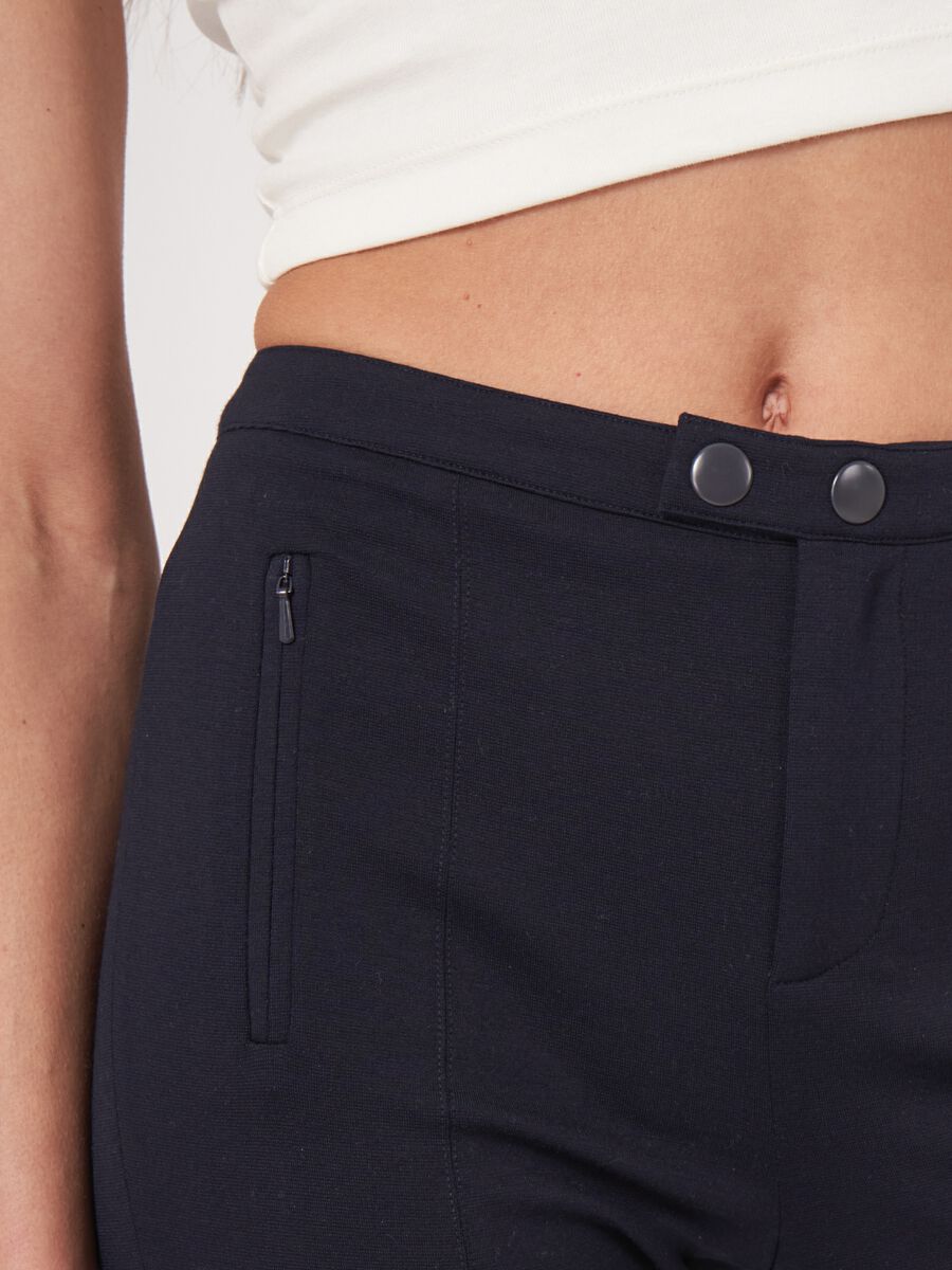 Ponte broek met zichtbare voornaad image number 2