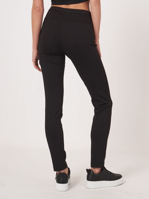 Ponte broek met zichtbare voornaad