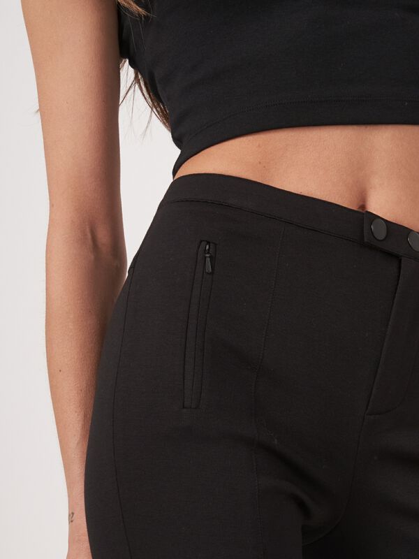 Ponte broek met zichtbare voornaad image number 3