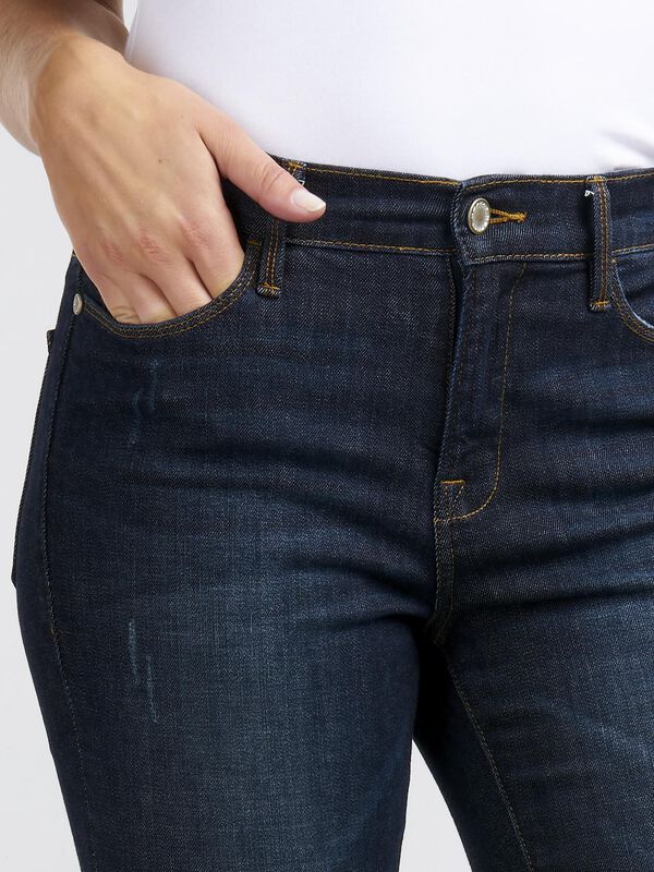 Stretch denim ripped jeans image number 2