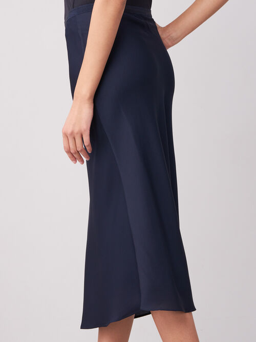 Jupe en soie &agrave; taille &eacute;lastique